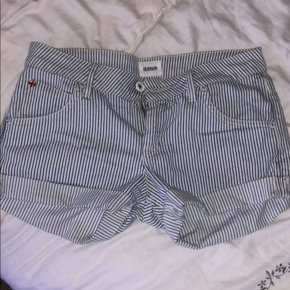 Hudson striped shorts size 25, worn twice